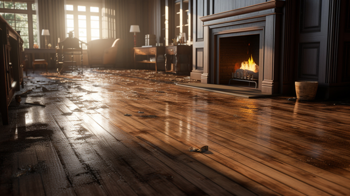 Hardwood Flooring Fire and Water Restoration